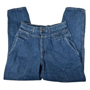 Vintage Congo Trader Blue Denim Jean high rise waisted bareback western 90s